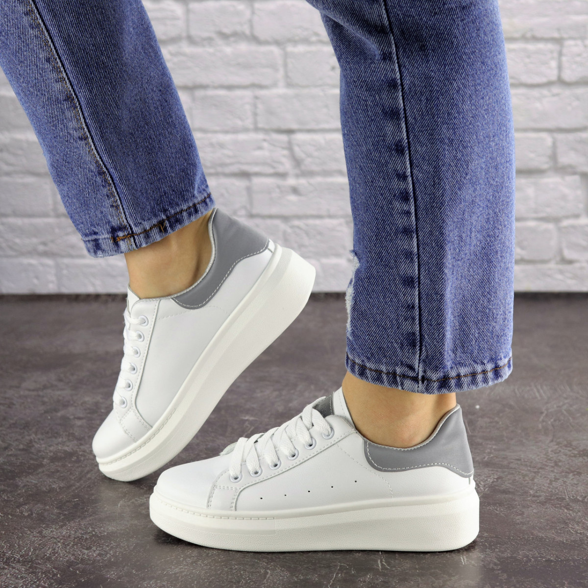 

Женские кеды Fashion Fletcher 1654 39 размер 24 см Белый