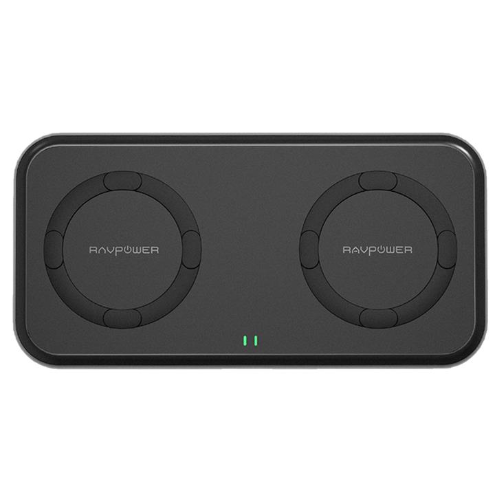 

Беспроводное зарядное устройство RAVPower 36W Dual Qi Wireless Fast Charging Pad (RP-PC065)