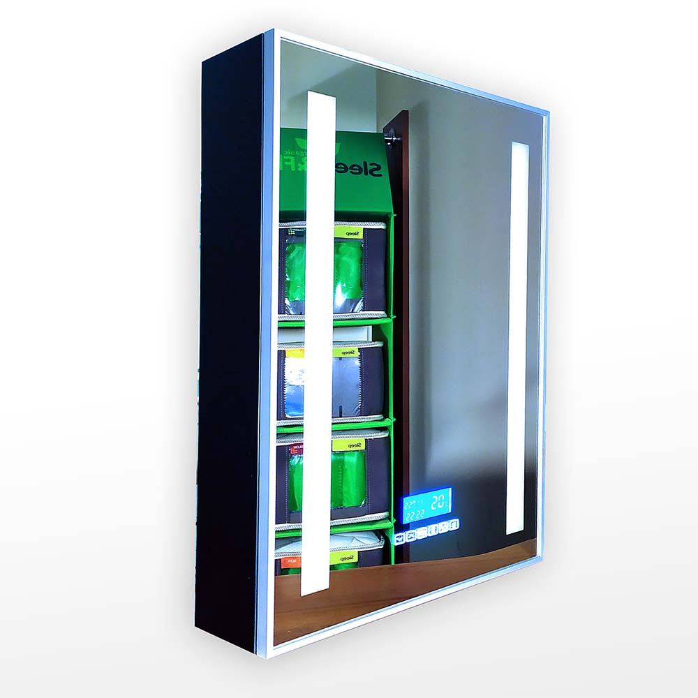 

Зеркальный шкаф SmartWorld Derio-5 с подсветкой LED, музыкой однодверный 80x60см. (SH-Derio-5-80x60)