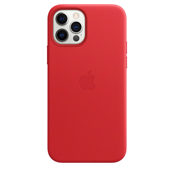 

Чехол ARS Leather case MagSafe для iPhone 12 Pro Max Red (LC-0217)