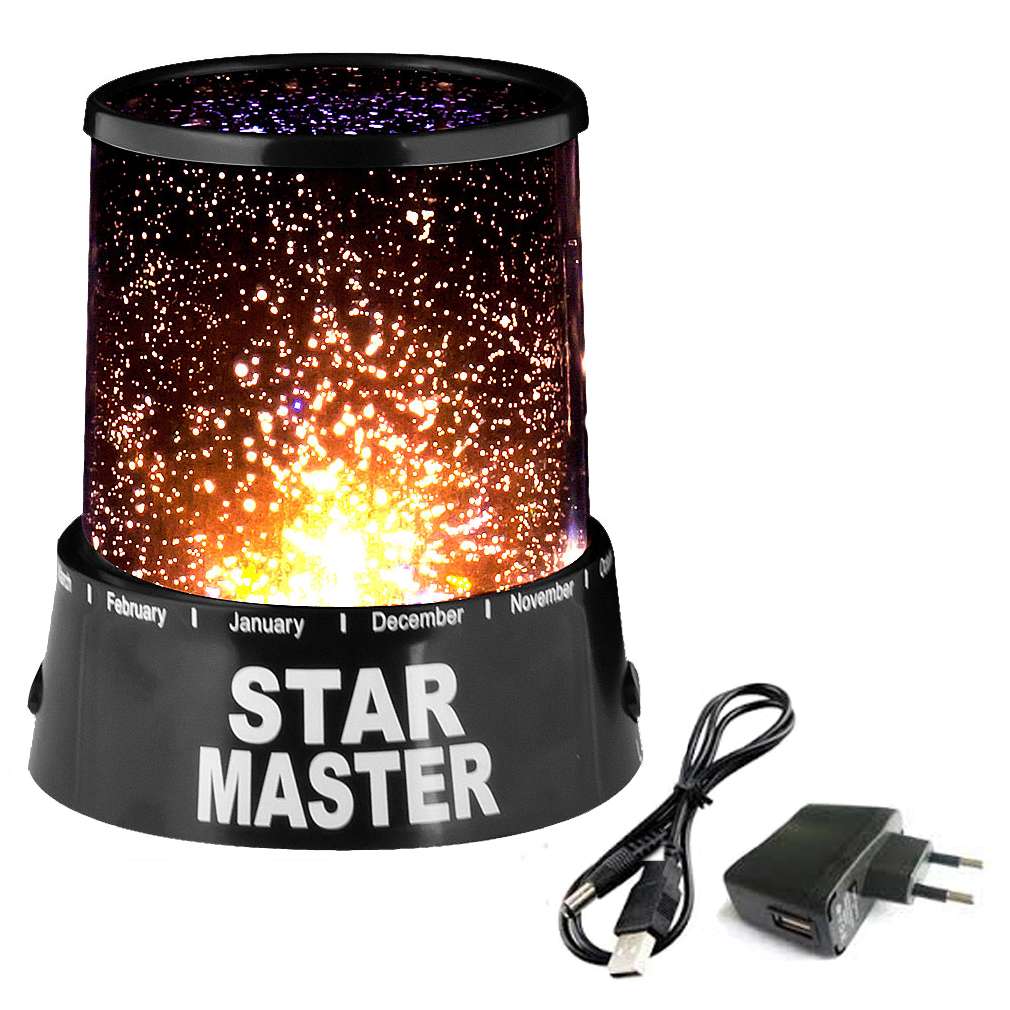

Проектор звездного неба с адаптером KS Star Master Black R150596