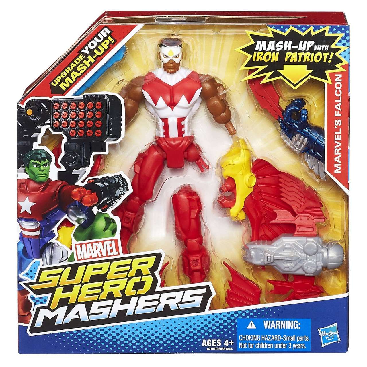 

Разборная фигурка супергероя Сокол - Marvels Falcon, Mashers, Marvel, Hasbro - 138268