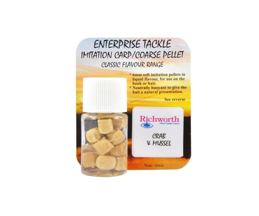 

Насадки искусственные Enterprise Crab & Mussel Carp/Coarse Pellet (арт.3838ET59FCM)