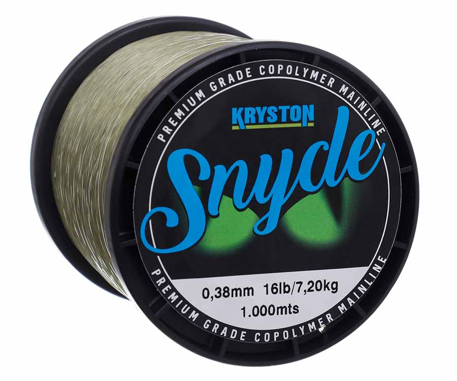 

Леска Kryston Snyde Premium Grade Copolymer 1000м Green 0.38мм (арт.3838KR-SNY4)