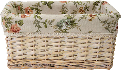 

Корзина стеллажная Natural House Rose 28х19х13 см Бежевая (EW-84 S)