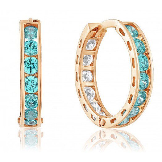 

Серьги из красного золота с Swarovski Zirconia 1660050