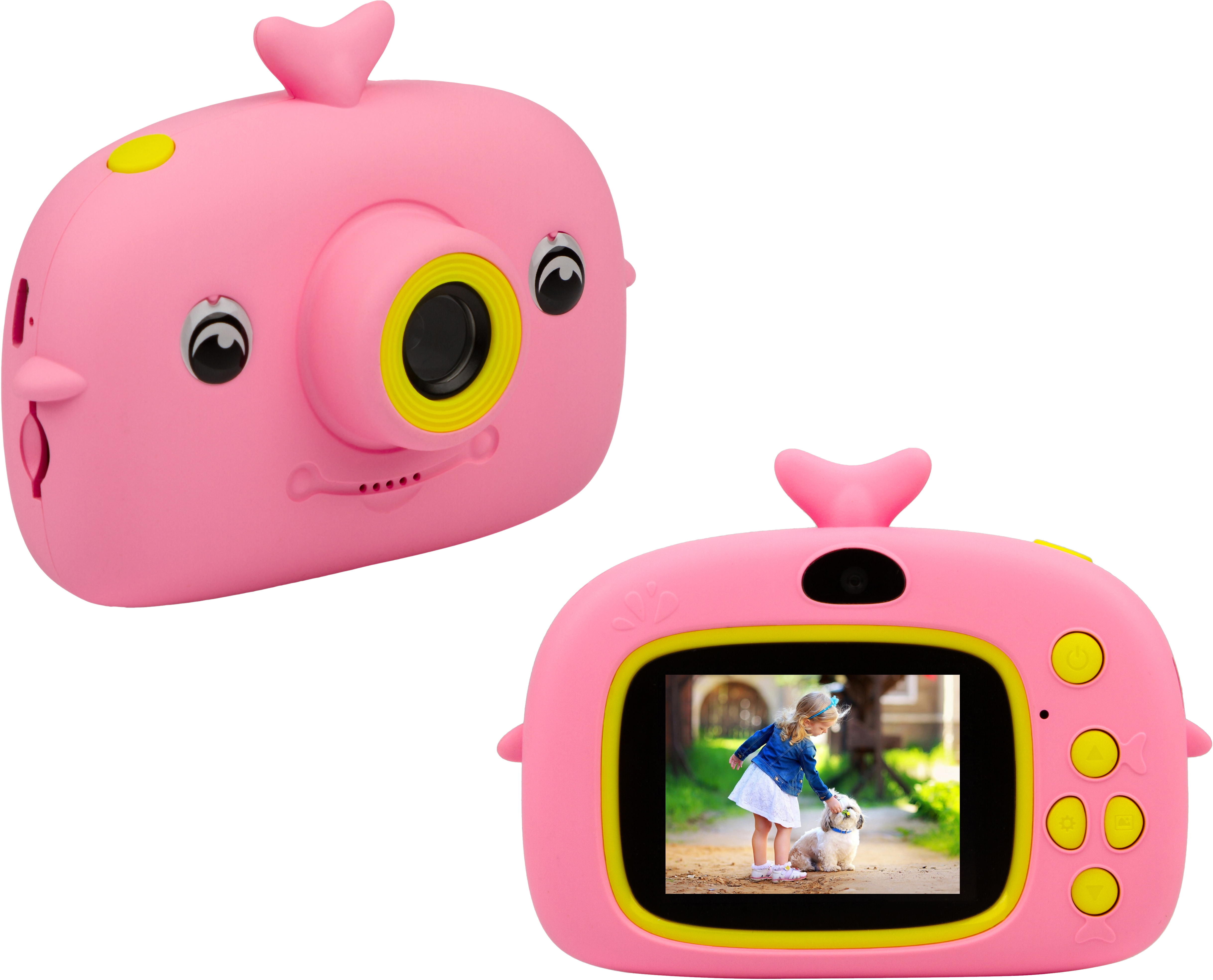 

Цифровой детский фотоаппарат Atrix Tiktoker 11 Dual CAM 20MP 1080p Pink (cdfatxtt11p)
