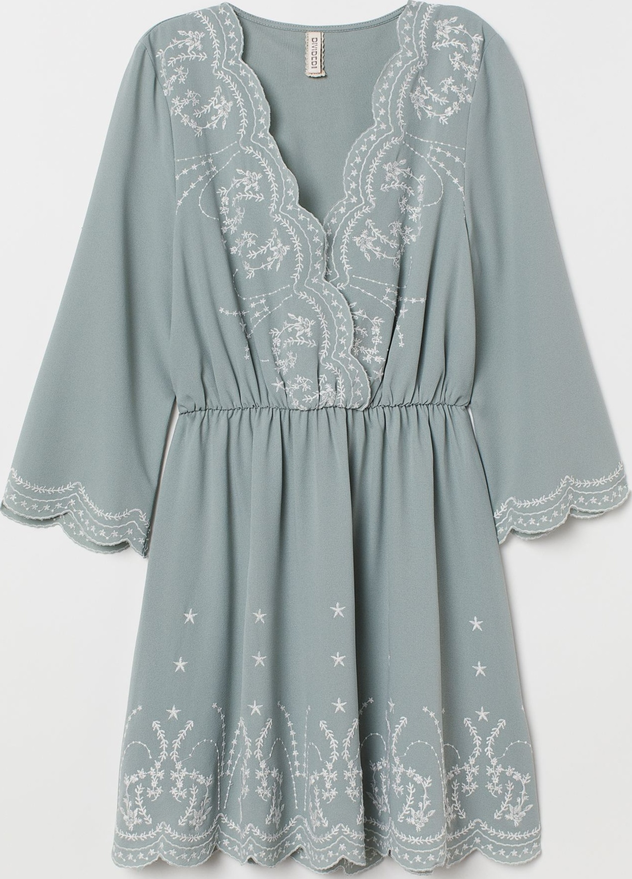 

Платье H&M 1412-7088689 34 Бледно-зеленое