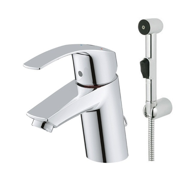 

Смеситель для умывальника Grohe Eurosmart DN 15 S-Size, однорычажный, хром