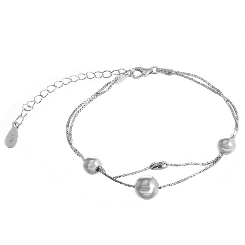 

Серебряный браслет Silvex925 17+5 см (вес 3.4 г) модели Б2/422