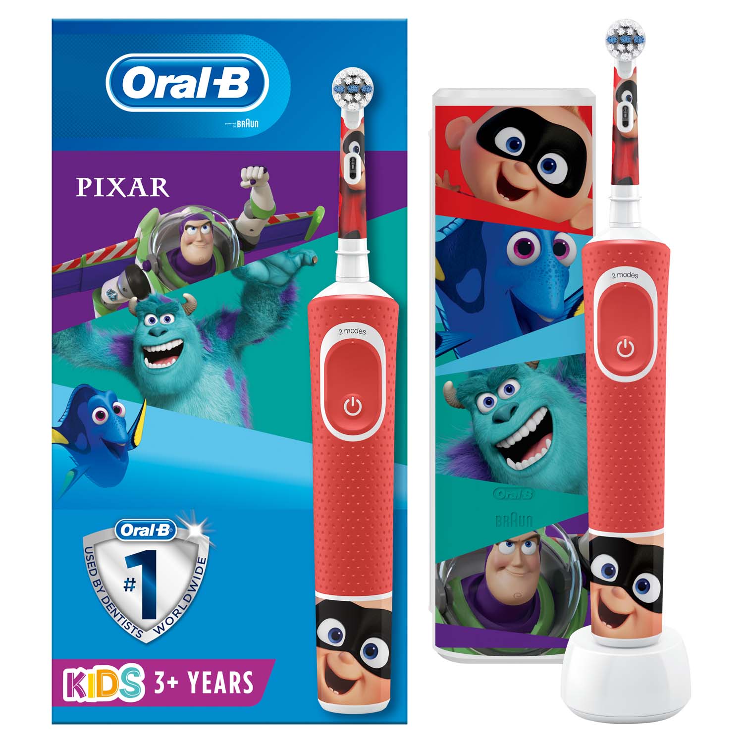 Акція на Электрическая зубная щетка ORAL-B BRAUN Stage Power/D100 Pixar Gift Limited Edition (4210201314639) від Rozetka UA