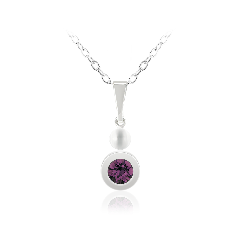 

Кулон KOBI Tora с круглым камнем Swarovski 4 мм модели 7430-2677-05-32