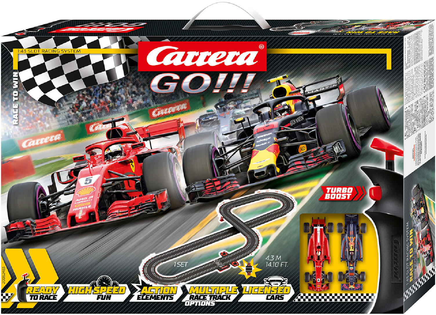 

Автотрек Carrera GO!!! Выиграть гонку 4.3 м (CR-20062483)