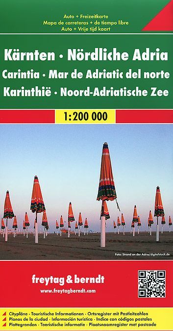 

Carinthia: Northern Adriatic Sea: Road and Leisure Map