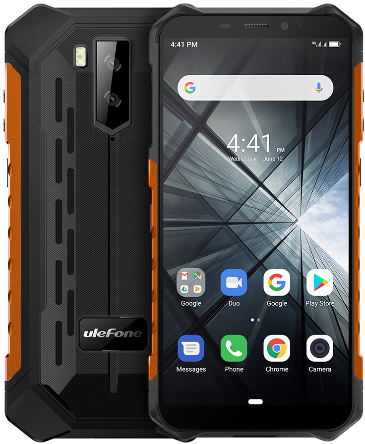 

Мобильный телефон Ulefone Armor X5 3/32GB Black Orange