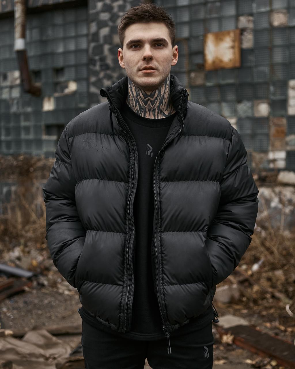 

Зимняя мужская куртка Over Drive Homie черная XS