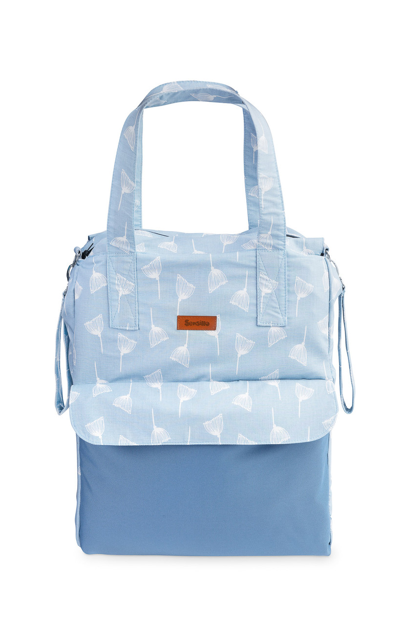 

Сумка для мам Sensillo Mama Bag Dmuchawce Niebieskie с креплением к коляске