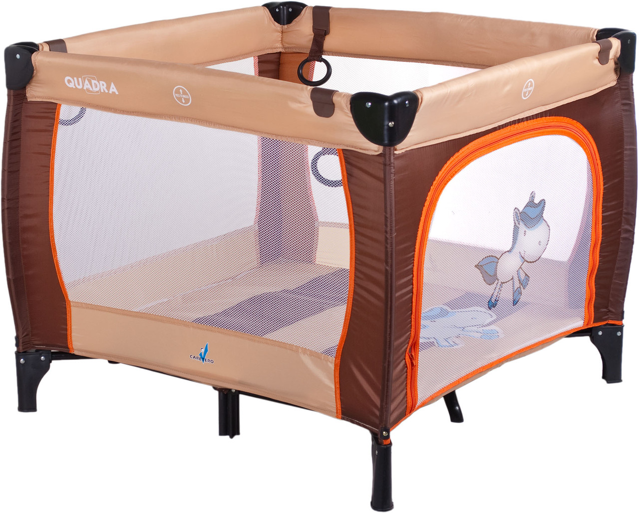 

Манеж Caretero Quadra Brown