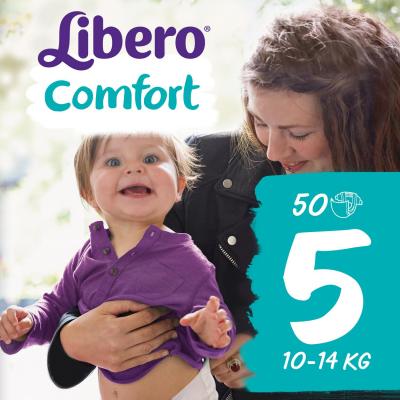 

Подгузник Libero Comfort 5 (10-14 кг) 50 шт (7322540731385)