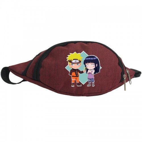 

Сумка Бананка на пояс Наруто (Naruto-05) Cappuccino Toys бордовая