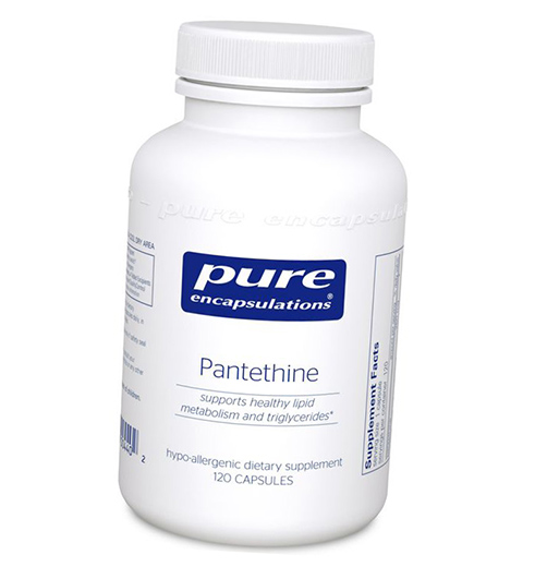 

Пантетин, Кофермент В5, Pantethine, Pure Encapsulations 120капс (72361018)