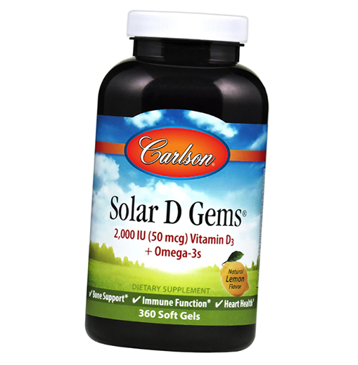 

Solar D Gems 2000 Carlson Labs 360гелкапс Лимон (67353033)