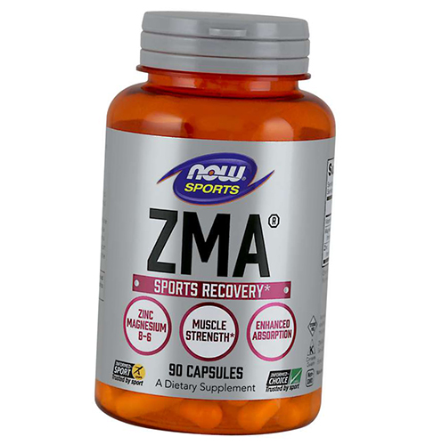 

ЗМА, Цинк Магний Б6, ZMA, Now Foods 90капс (08128003)