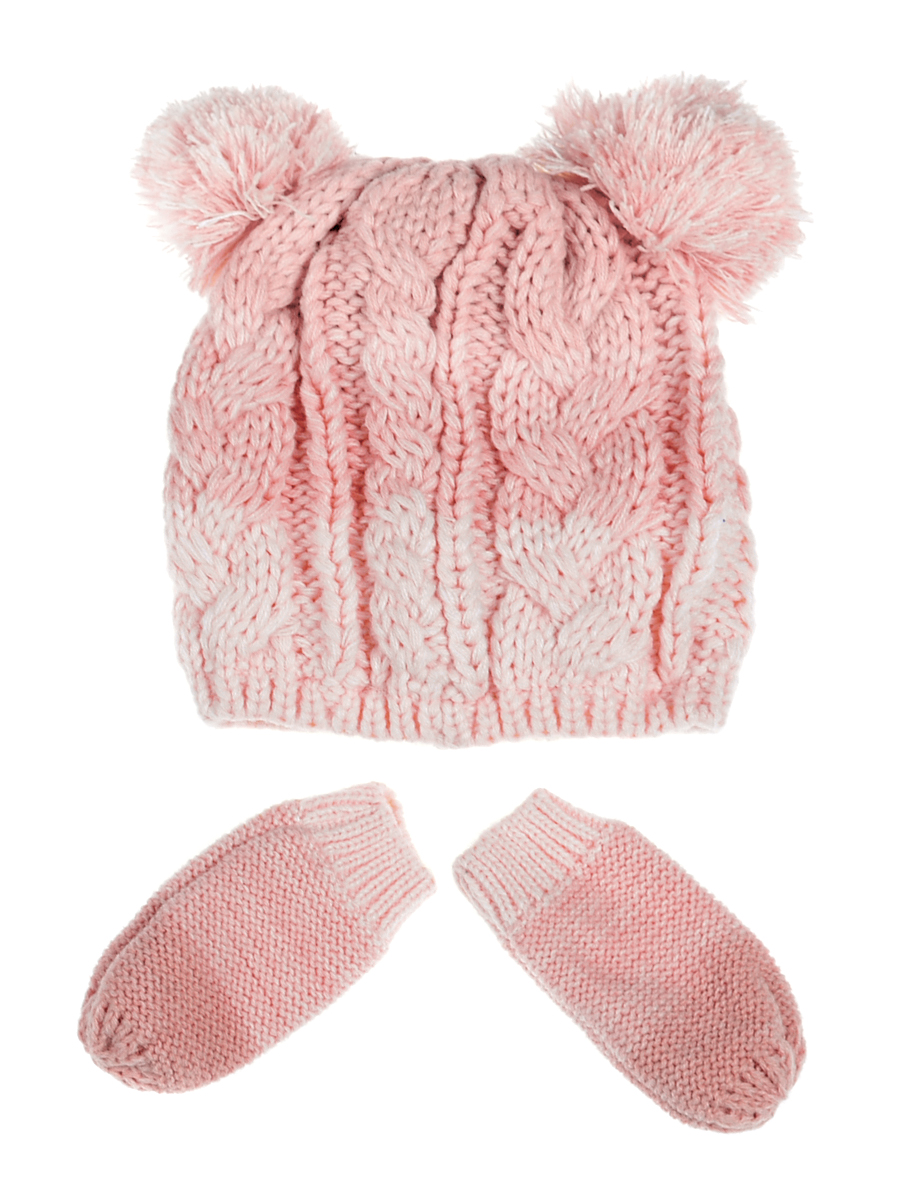 

Шапка+варежки Matalan 12-23 Розовый 5002167