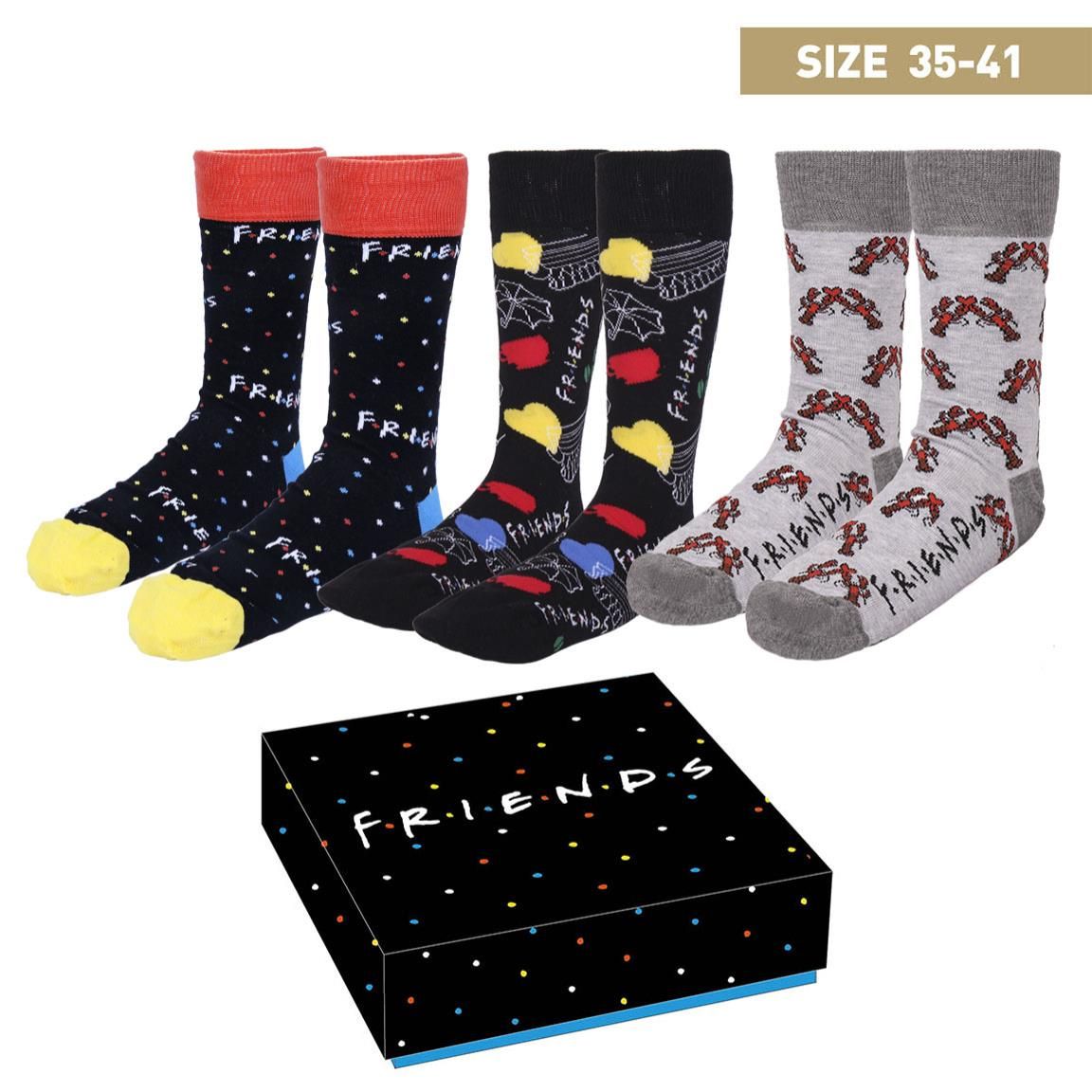 

Носки Cerda Friends - Socks Pack 3 Pieces 35-41