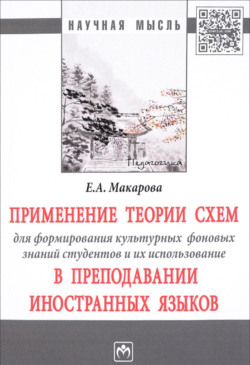 

Применение теории схем для формирования культурных фоновых знаний студентов и их использование в преподавании иностранных языков. Монография