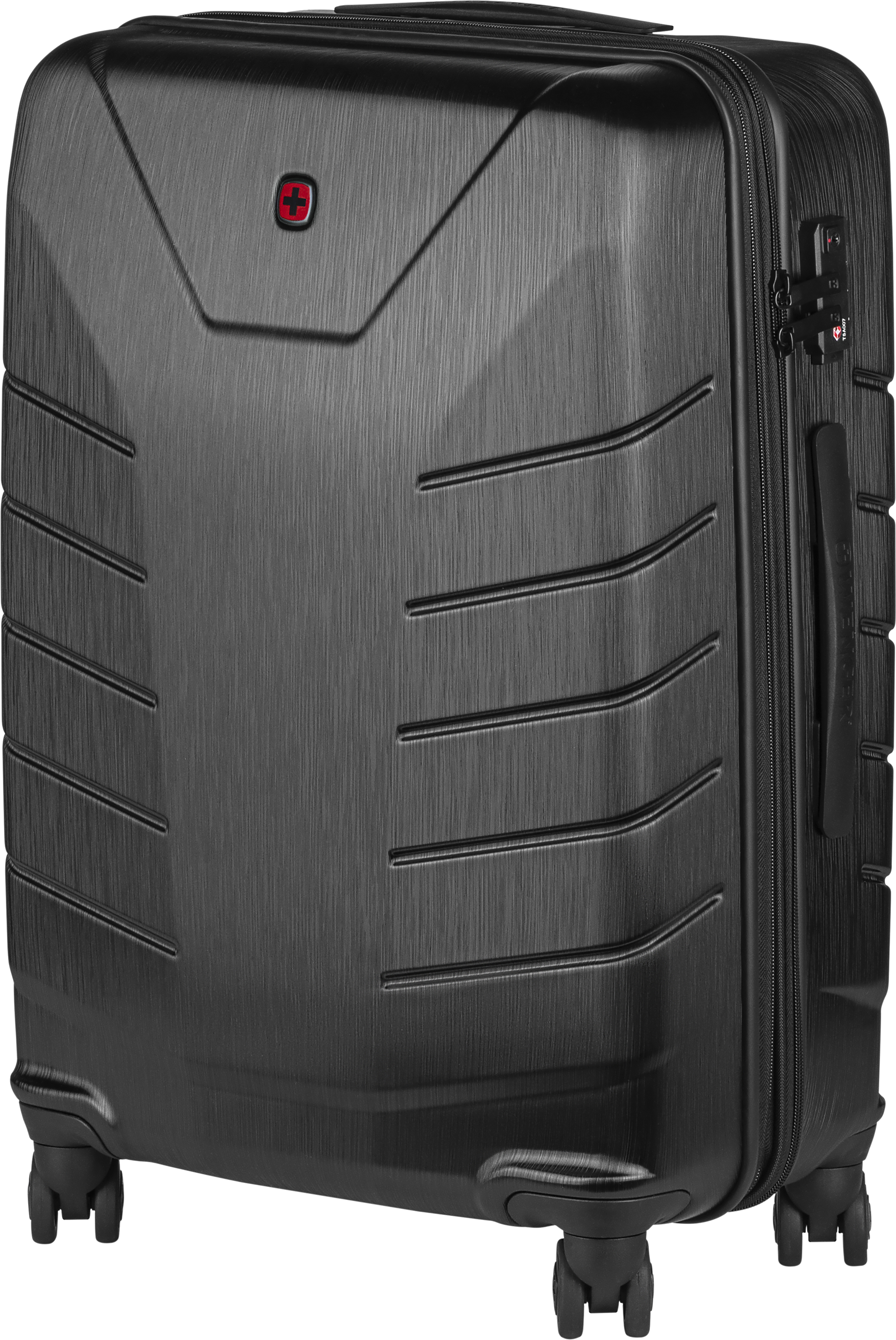 

Чемодан пластиковый Wenger Pegasus 4 колеса Средний Черный (610119)
