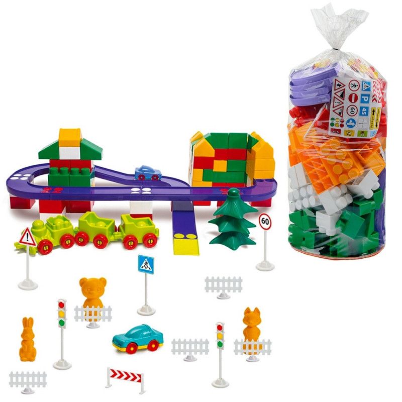 

Конструктор пластиковый №7 150 деталей Colorplast (1-217) (153624)