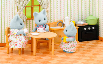 

Игровой набор Sylvanian Families Кухня и Мама Котика (1703)
