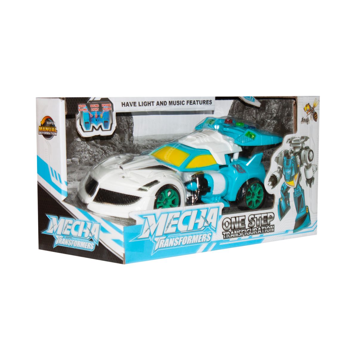 

Трансформер Mecha Машина желто-синий MiC (D622-H046A) (59435)