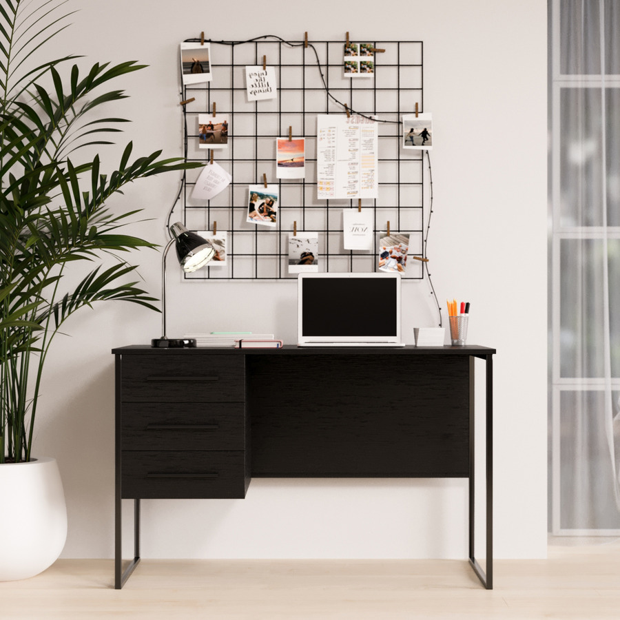 

Письменный стол Fenster Универ 6 Чёрный 74x120x60