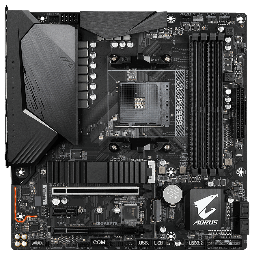 

Материнская плата Gigabyte B550M Aorus Pro-P (sAM4, AMD B550, PCI-Ex16)