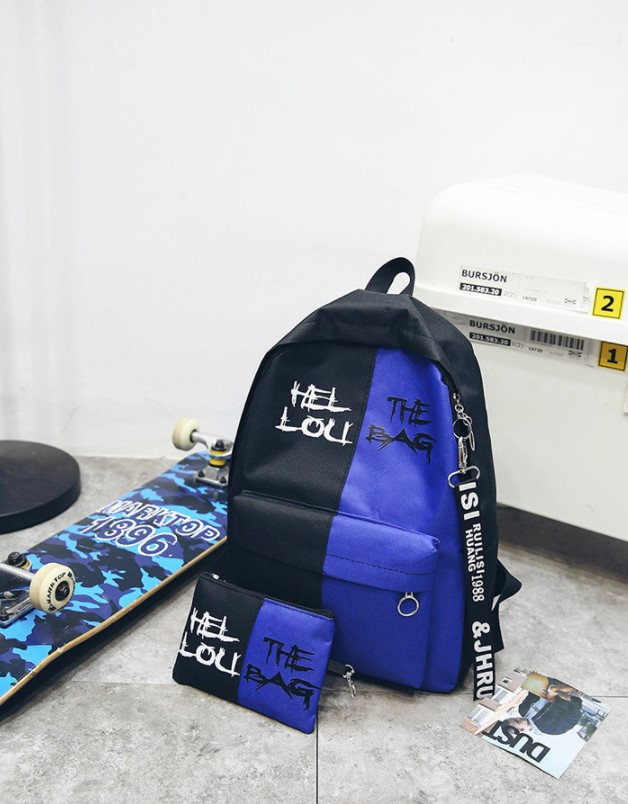 

Рюкзак Jsstore This is Bag Конрастный Черно-синий