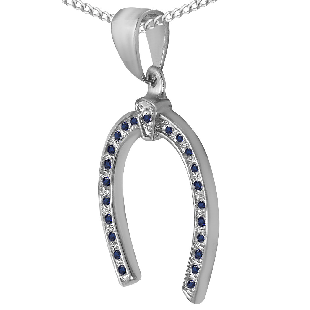 

Кулон из серебра с кубическими циркониями Twiddle Jewelry Синий 1.19 г (П120с)