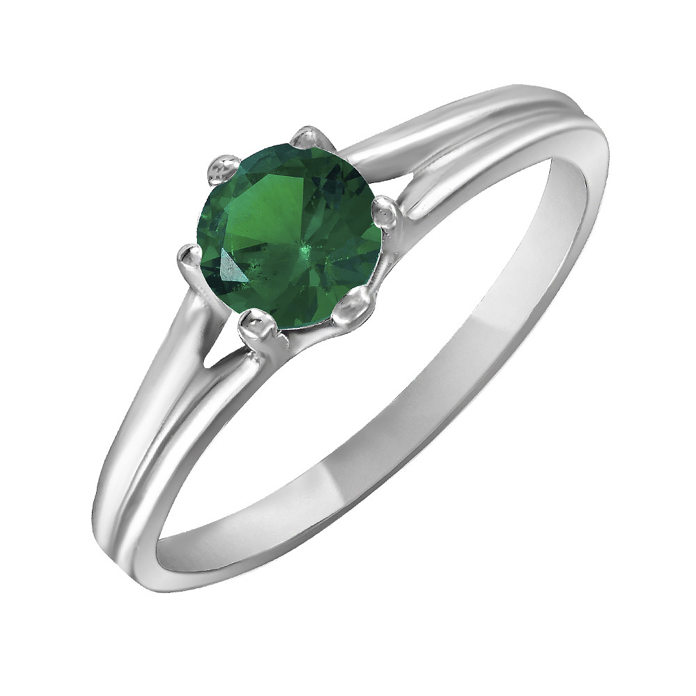 

Кольцо из серебра с кубическим цирконием Twiddle Jewelry 18.5 размер 1.4 г (К017з-18.5)