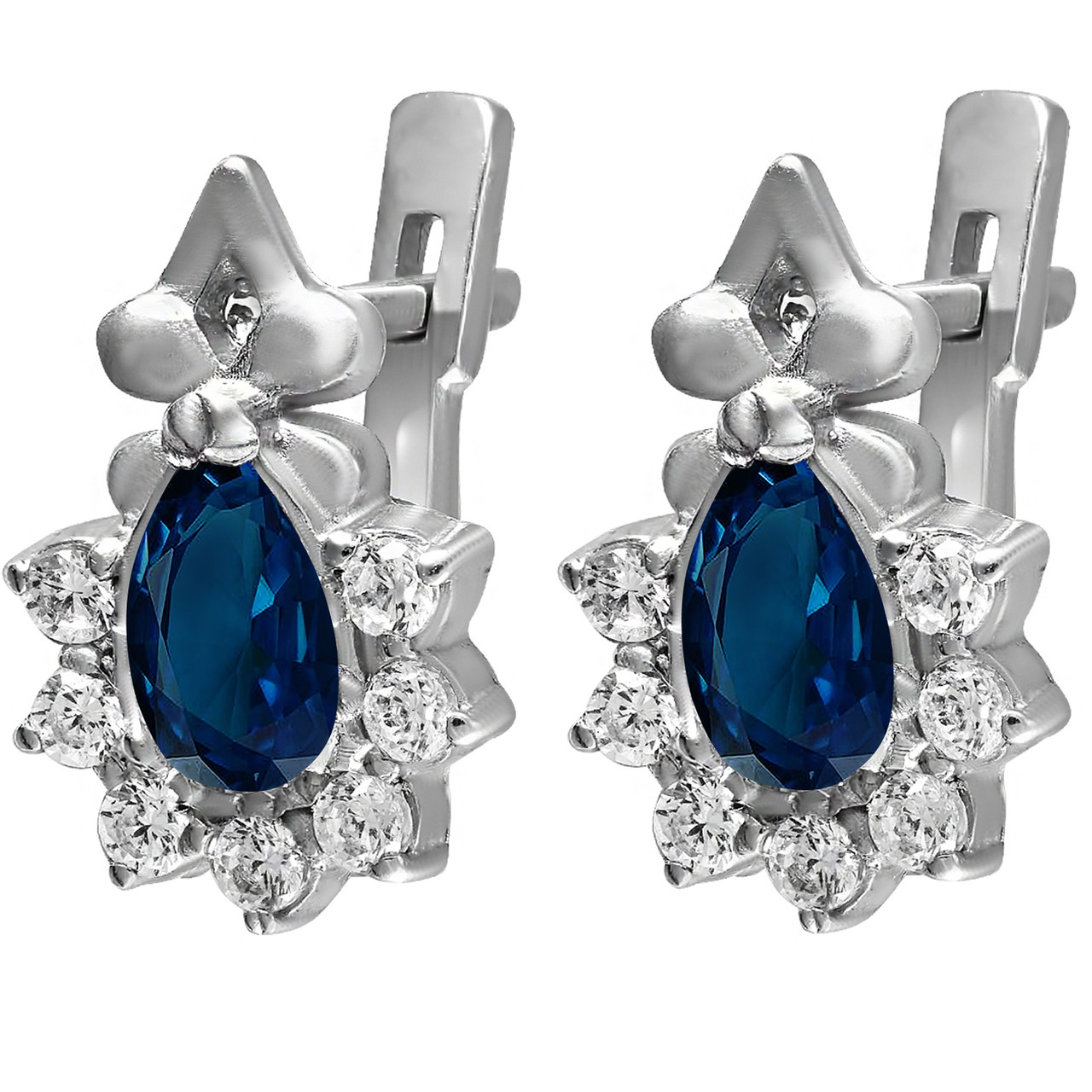 

Серьги из серебра с кубическим цирконием Twiddle Jewelry 1.50 г (С023с)