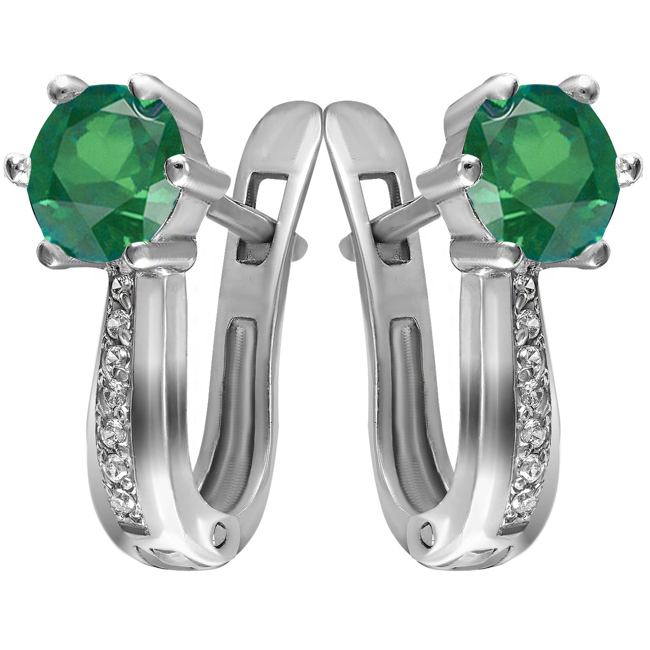 

Серьги из серебра с кубическим цирконием Twiddle Jewelry 2.88 г (С029з)
