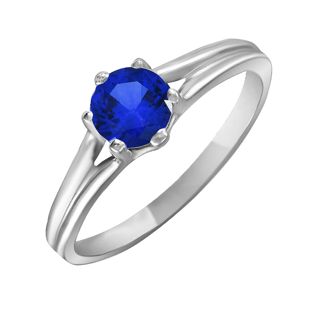 

Кольцо из серебра с синим кубическим цирконием Twiddle Jewelry 20 размер 1.49 г (К017с-20.0)