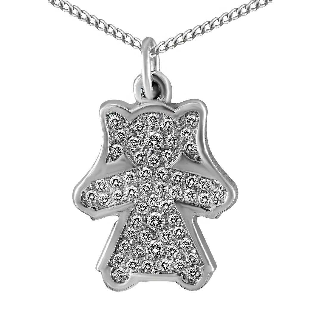 

Подвеска Twiddle jewelry с кубическим цирконием 2.43 г (П129)