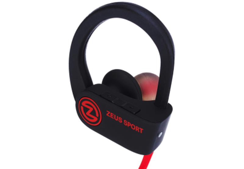 

Bluetooth-гарнитура AirOn Zeus Sport Black/Red (6945545500230)