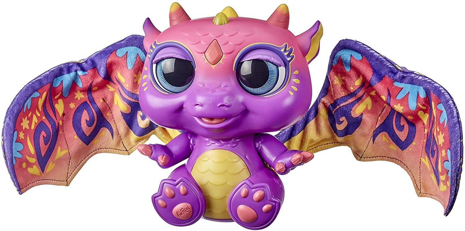

Интерактивная игрушка Малыш Огненный Дракон Hasbro furReal Moodwings Baby Dragon