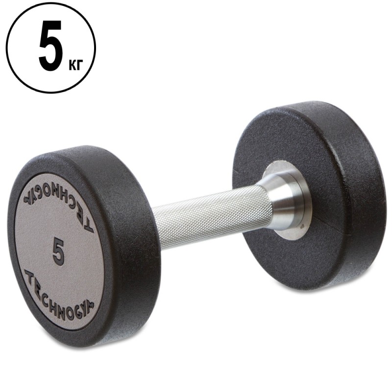 

Гантель цельная профессиональная TechnoGym 1х5 кг, код: TG-1834-5