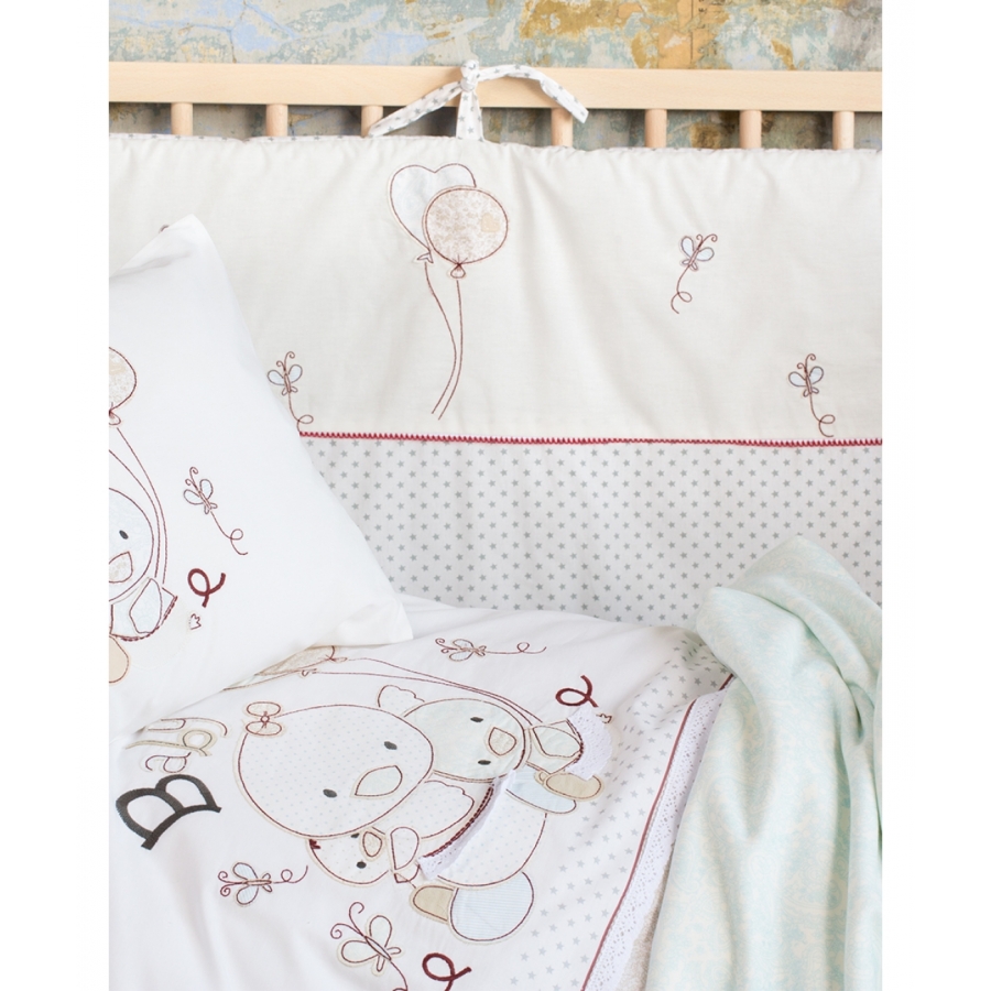 

Постельное белье для младенцев Karaca Home - Baby Ducks 2017-1 аппликация