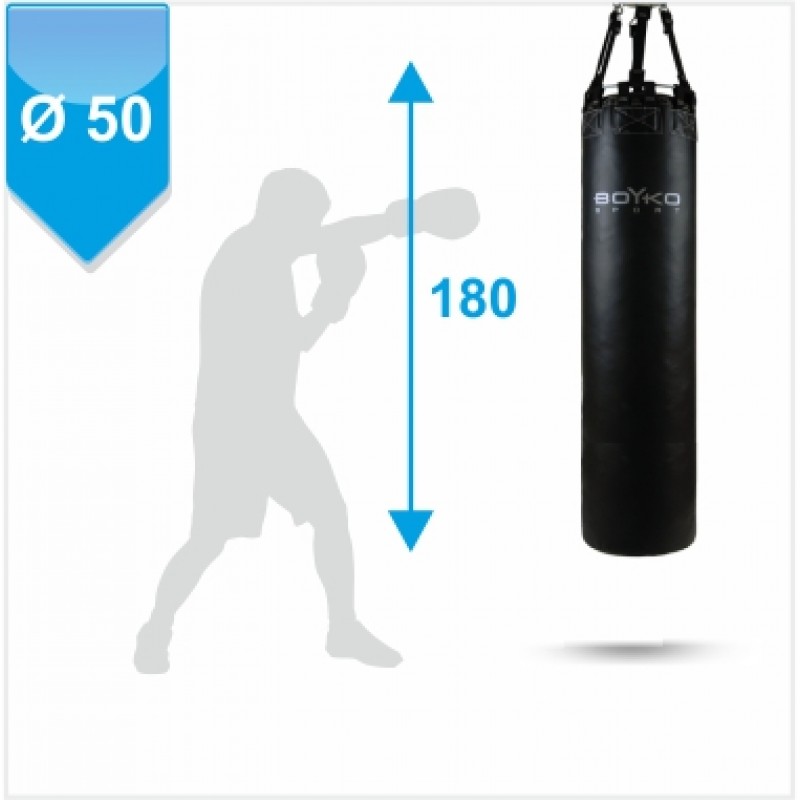 

Мешок боксерский цилиндрический Boyko-Sport 1800х500 мм, код: bs0412501306-BK