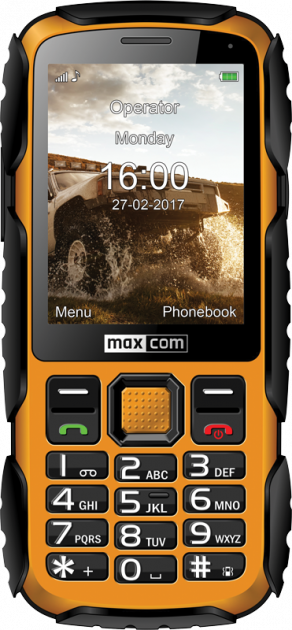 

Мобильный телефон Maxcom MM920 Black-Yellow