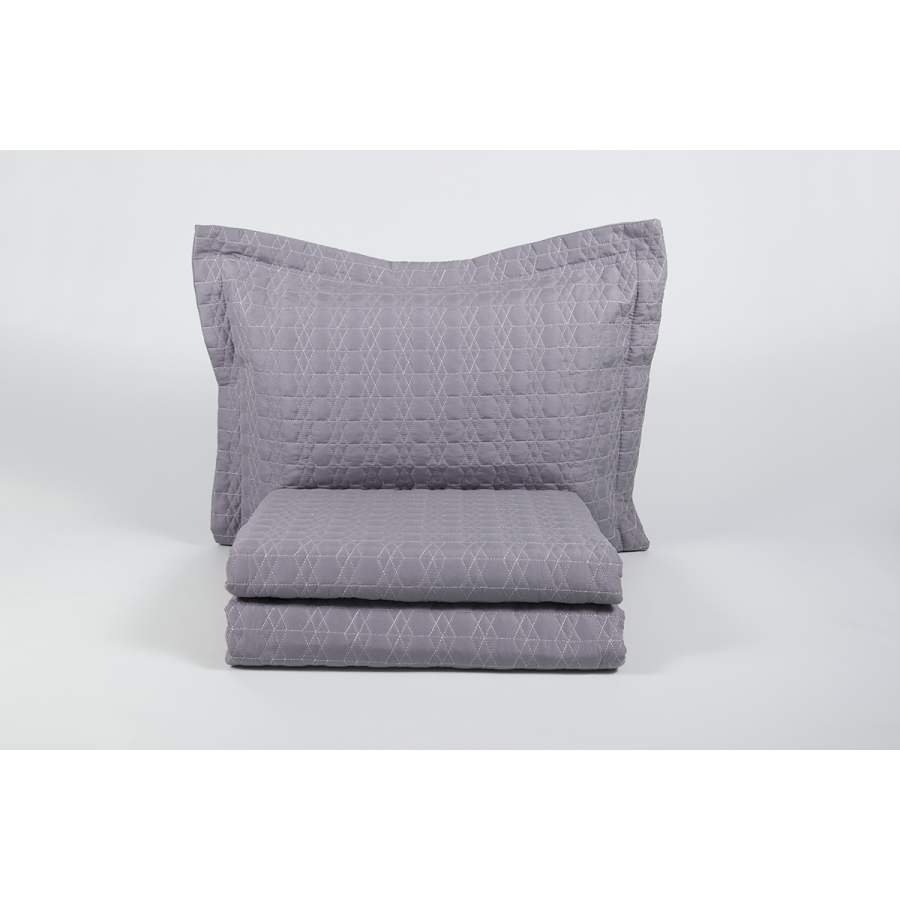 

Покрывало с наволочками Karaca Home - Edenia lila 2019-1 лиловый 240*230